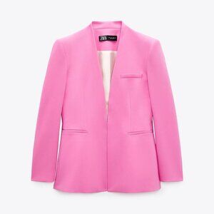 Zara Bubblegum Pink Blazer - Brand New